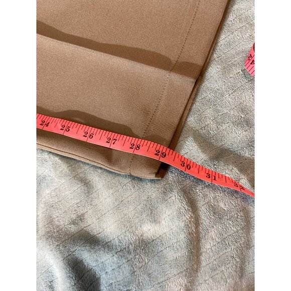 Haggar Mens Dress Pants Tan Classic Fit 38W 30L Flat Front Corpcore Classicore - Picture 7 of 7